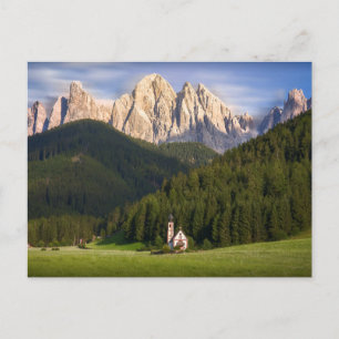 St. Magdalena   Val di Funes Postcard