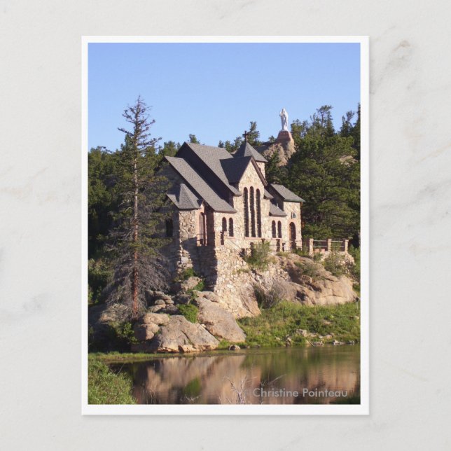 St. Malo Church -CO Postcard (Front)