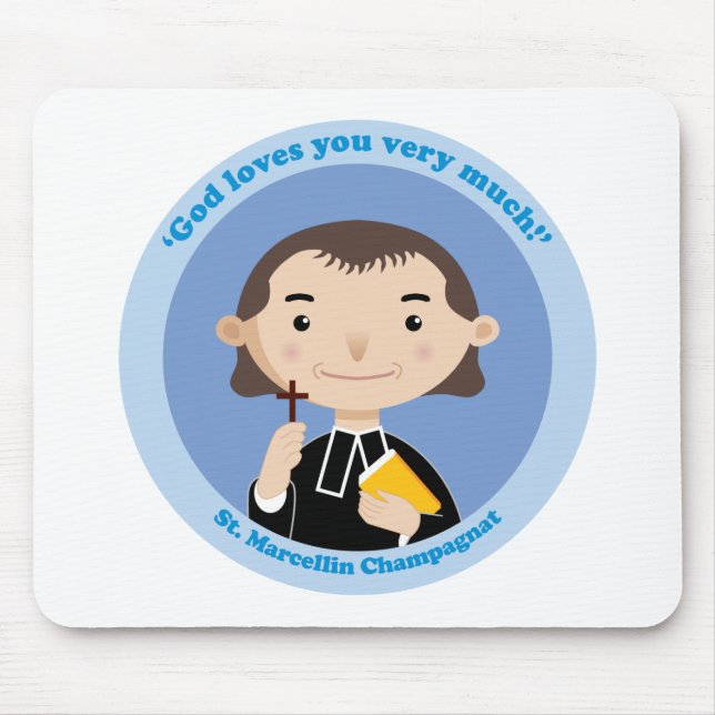 St. Marcellin Champagnat Mouse Pad (Front)