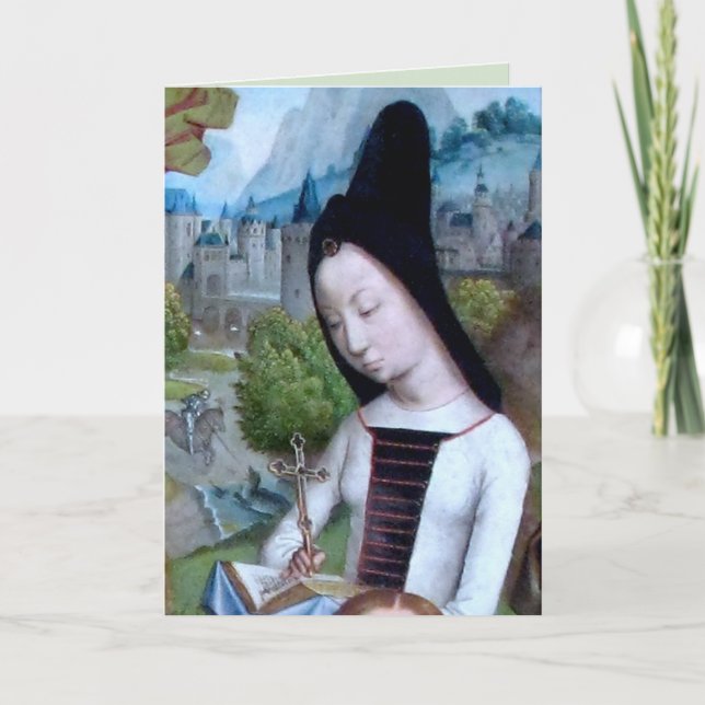 St. Margaret d'Antioche (détail; M 070) Carte (Devant)