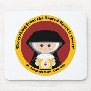 St. Margaret Mary Alacoque Mouse Pad