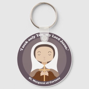St. Margaret of Cortona Keychain