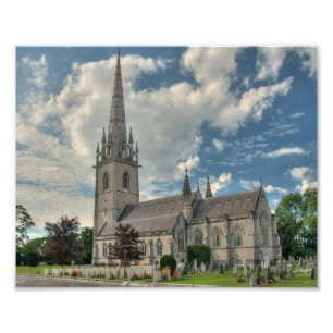 St Margaret's Church at Bodelwyddan Wales Photo Print