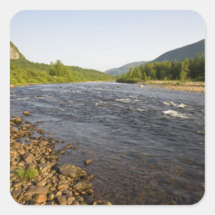 St. Marguerite river in Parc du Saguenay. Square Sticker