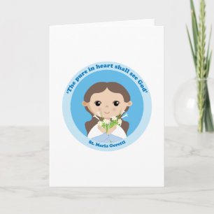St. Maria Goretti Card