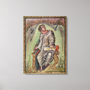 St. Mark at his desk Canvas Print