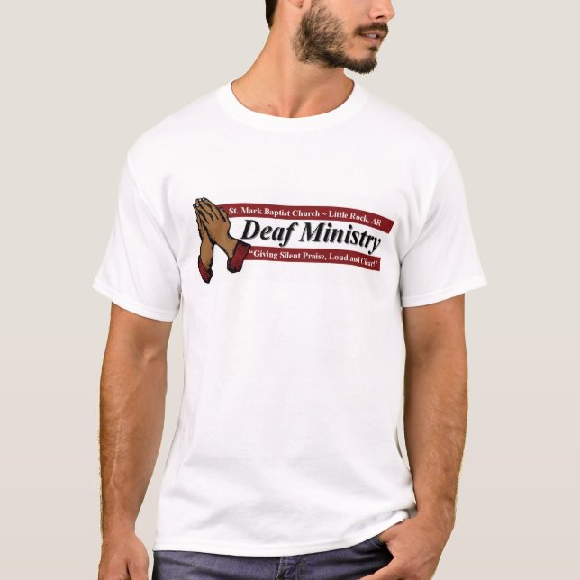 St Mark Deaf Ministry T-Shirt (Front)