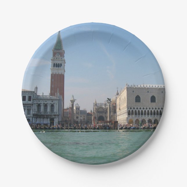 St. Mark’s Square from the Grand Canal Paper Plate (Front)
