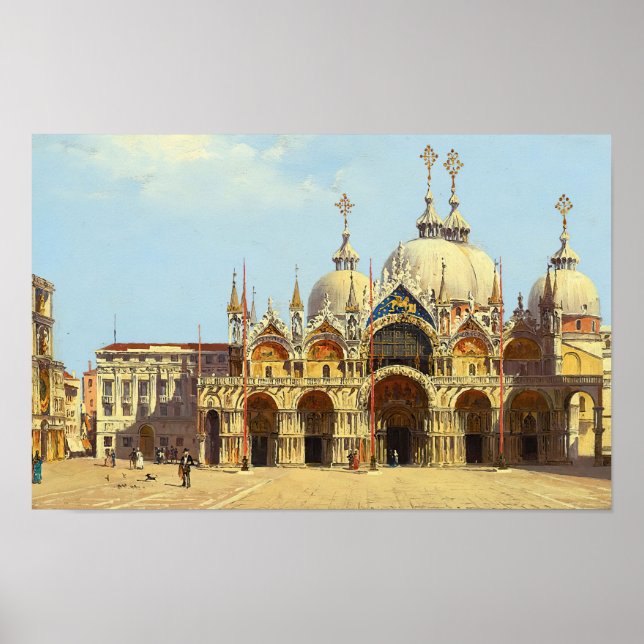 St. Mark’s Square, Venice Antonietta Brandeis  Poster (Front)