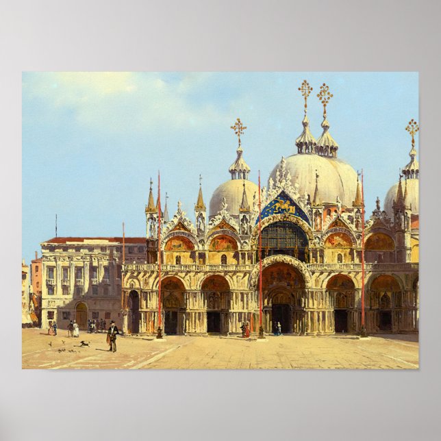 St. Mark’s Square, Venice Poster (Front)