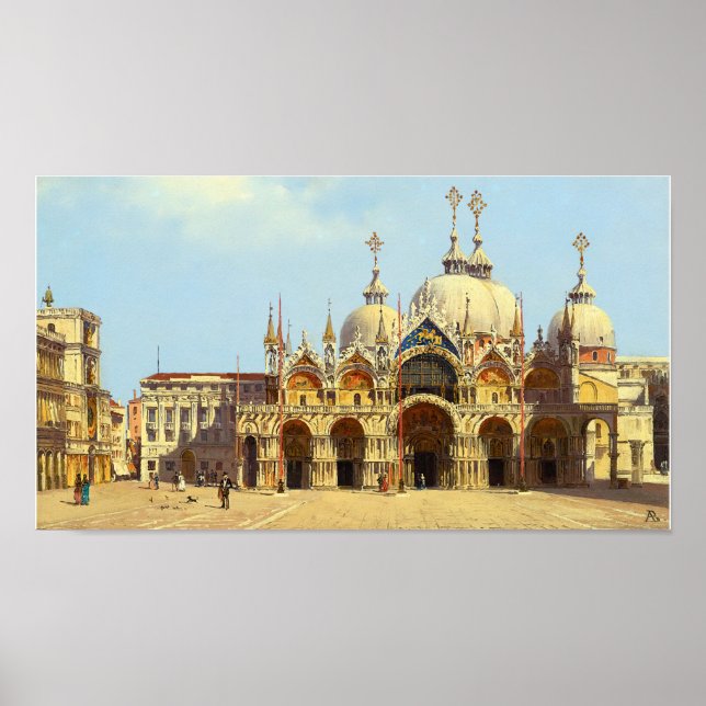 St. Mark’s Square, Venice Poster (Front)