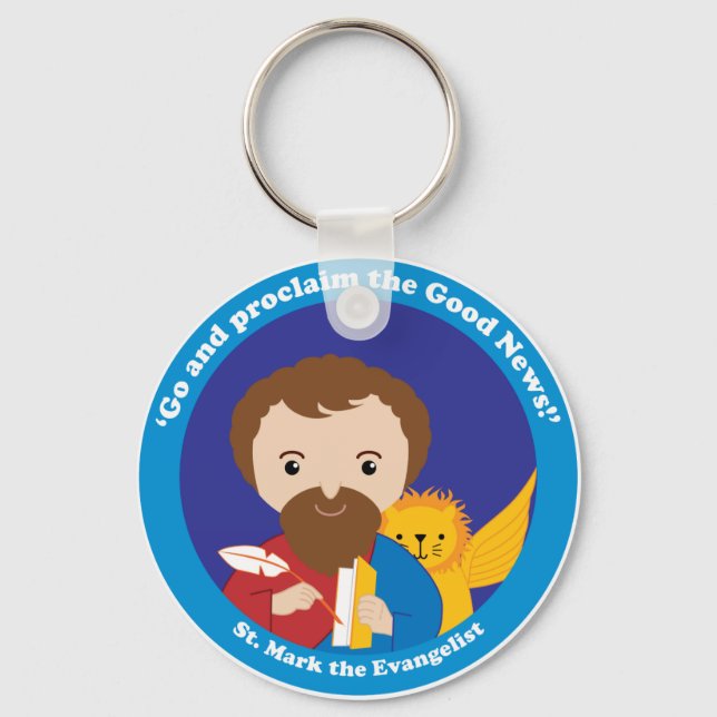 St. Mark the Evangelist Keychain (Front)