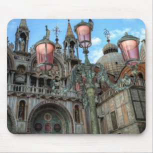 St. Marks and Lamp, Venice, Italy Mouse Pad