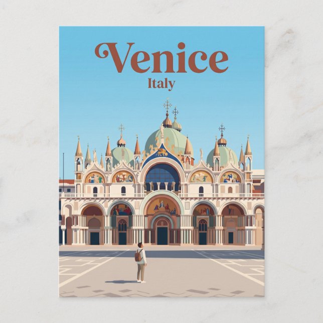 St. Mark's Basilica Italy Postcard (Front)