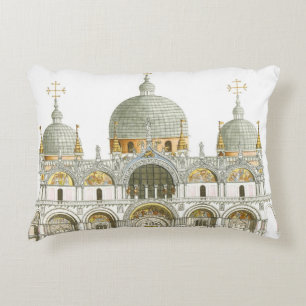 St. Mark's Basilica. Venice Italy Accent Pillow