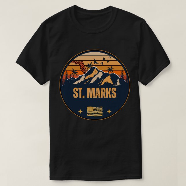 St. Marks, Florida  T-Shirt (Design Front)
