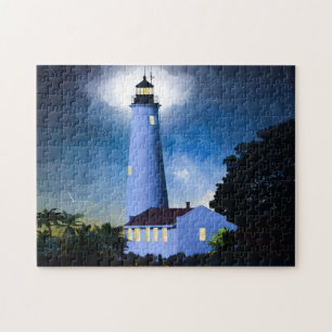 St Marks Lighthouse - Florida Jigsaw Puzzle