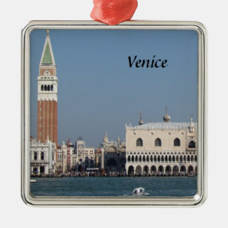 St Mark's Square and Doges Palace Metal Ornament