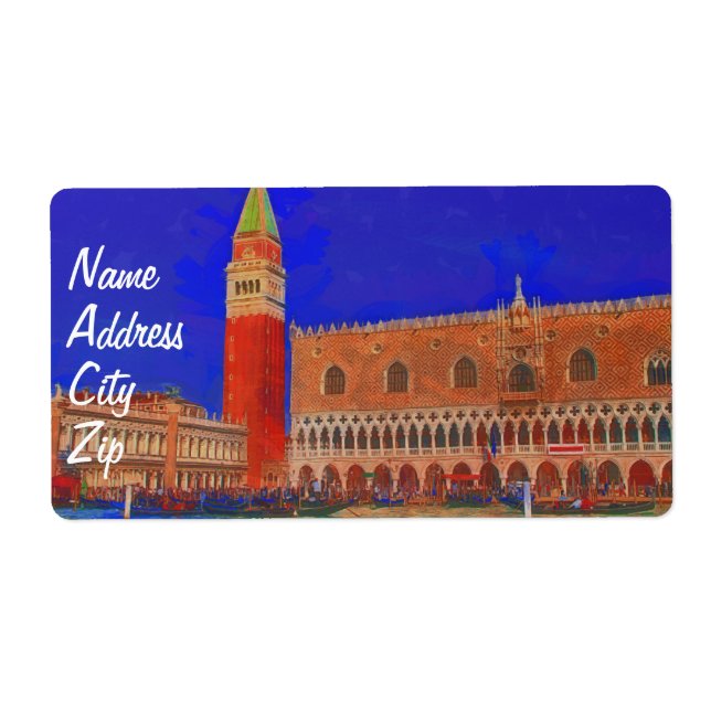 St Mark's Square Piazzetta painting (Front)