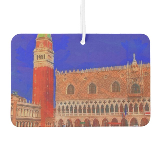 St Mark's Square Piazzetta painting Air Freshener (Front)