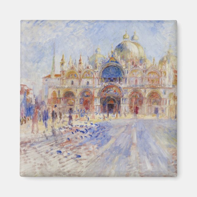 St Mark's Square, Venice (Piazza San Marco) Magnet (Front)