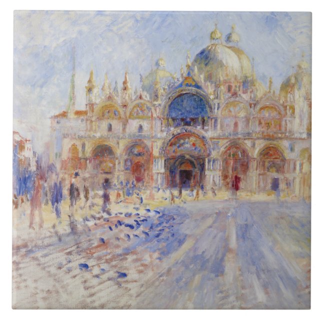 St Mark's Square, Venice (Piazza San Marco) Tile (Front)
