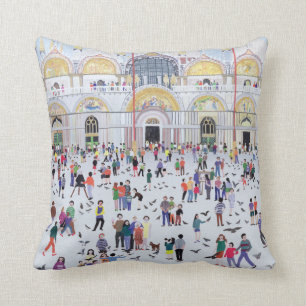 St. Mark's Venice 1994 Throw Pillow