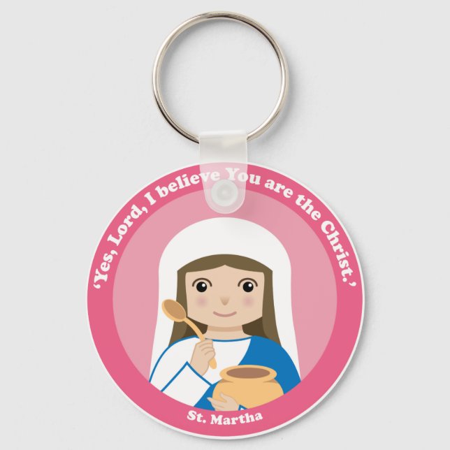 St. Martha Keychain (Front)