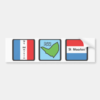 St Martin Bumper Sticker
