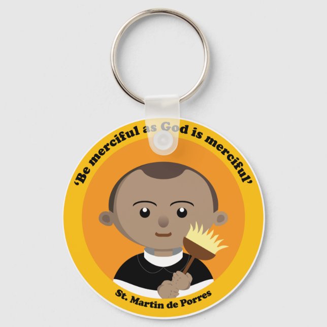 St. Martin de Porres Keychain (Front)