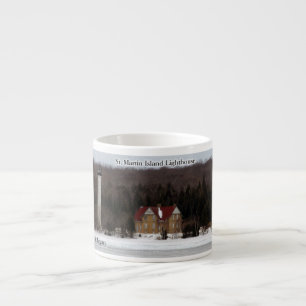 St. Martin Island Lighthouse espresso mug