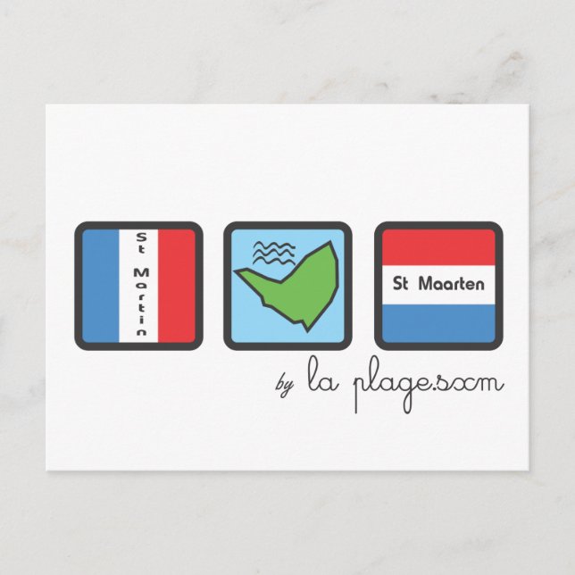 St Martin Postcard (Front)