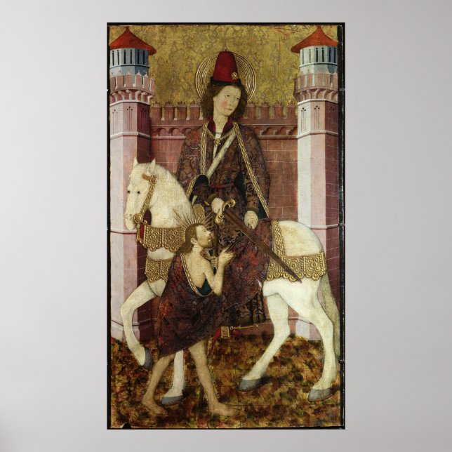 St. Martin Sharing his Coat Poster (Front)