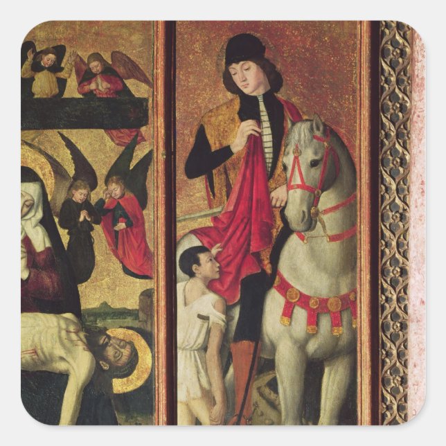 St. Martin Square Sticker (Front)