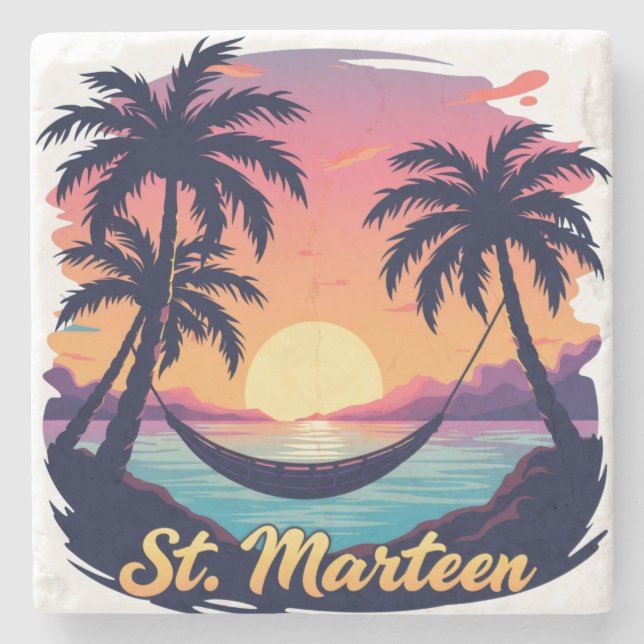 ST.MARTIN STONE COASTER (Front)