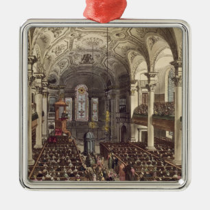 St Martins in the Fields, from 'Ackermann's Microc Metal Ornament