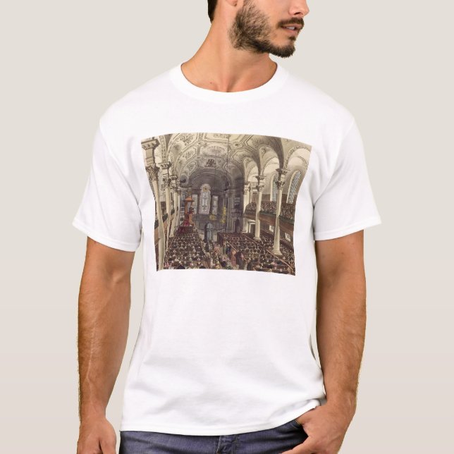 St Martins in the Fields, from 'Ackermann's Microc T-Shirt (Front)