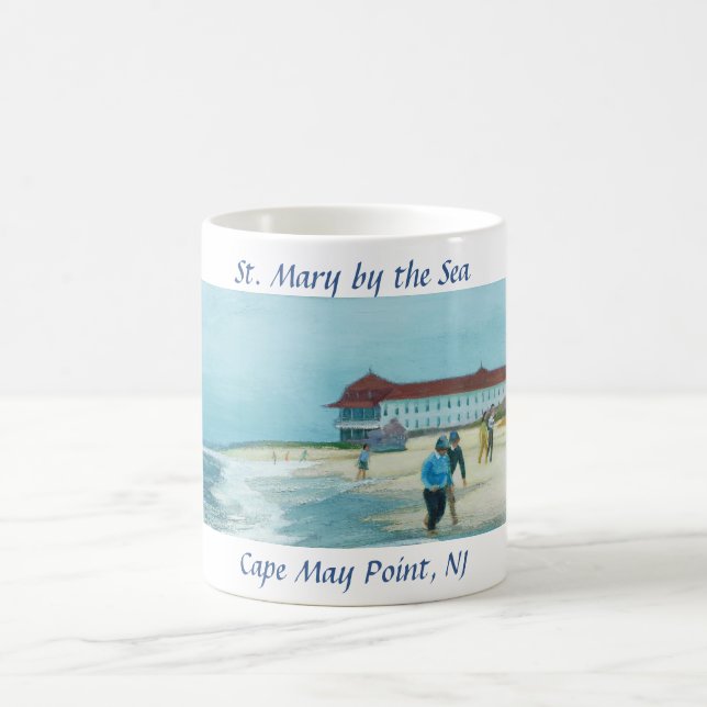 St Mary by the Sea Cape May Point, NJ Coffee Mug (Center)