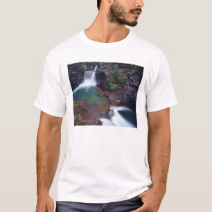 St Mary Falls in Glacier National Park in T-Shirt
