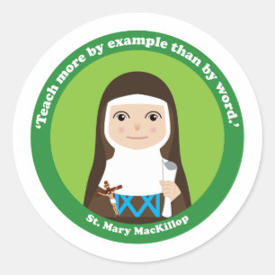 St. Mary MacKillop Classic Round Sticker