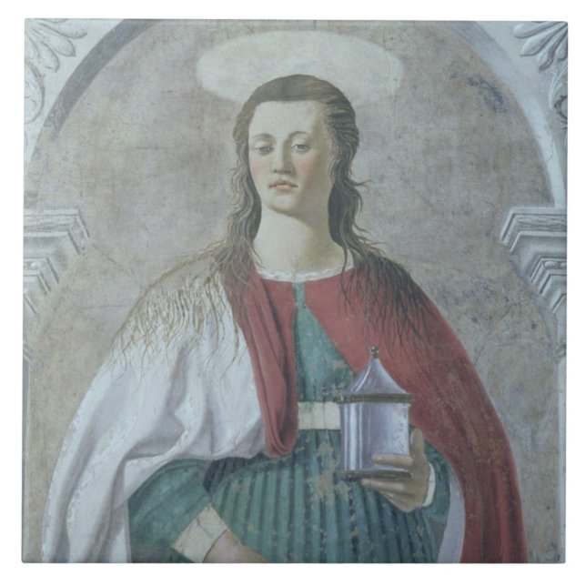 St. Mary Magdalene, 1466 (fresco) (detail) (see 62 Tile (Front)