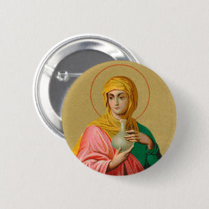 St. Mary Magdalene as a Myrrhbearer (Det.; ORX 01) 2 Inch Round Button