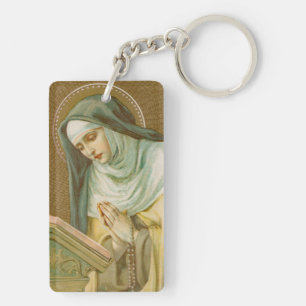 St Mary Magdalene de Pazzi (JM 45) 2xRect Acrylic Keychain