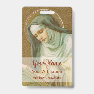 St. Mary Magdalene de Pazzi (JM 45) (Style 1) Badge