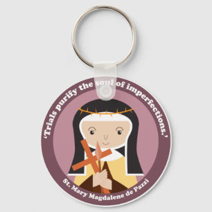 St. Mary Magdalene de Pazzi Keychain