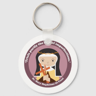 St. Mary Magdalene de Pazzi Keychain