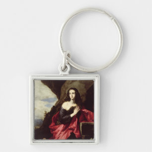 St. Mary Magdalene or St. Thais in the Desert Keychain
