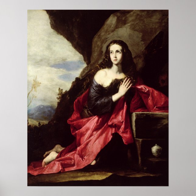 St. Mary Magdalene or St. Thais in the Desert Poster (Front)
