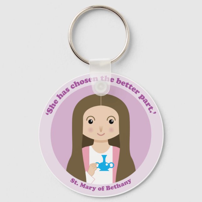 St. Mary of Bethany Keychain (Front)