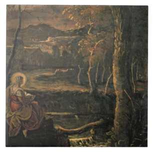 St. Mary of Egypt in the Wilderness Tile